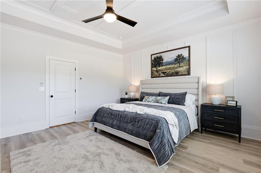 Furnished interior view inside a new home in , Braselton (Image 35).