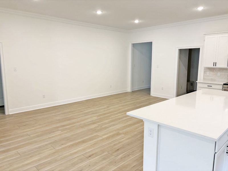Spacious, unfurnished interior of a new home in Young Oaks, Crestview (Image 9). Spacious, unfurnished interior of a new home in Young Oaks, Crestview (Image 9).