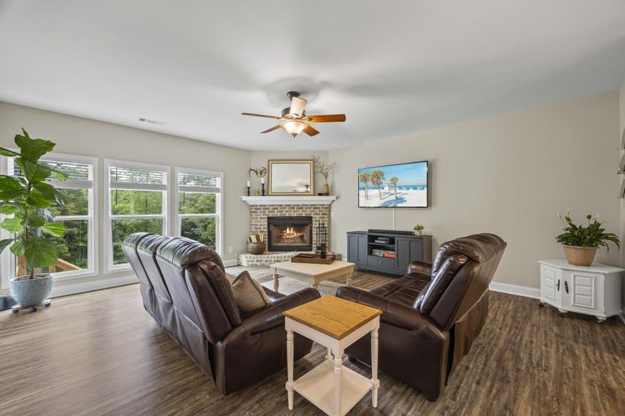 Furnished interior view inside a new home in , Dawsonville (Image 52). Furnished interior view inside a new home in , Dawsonville (Image 52).
