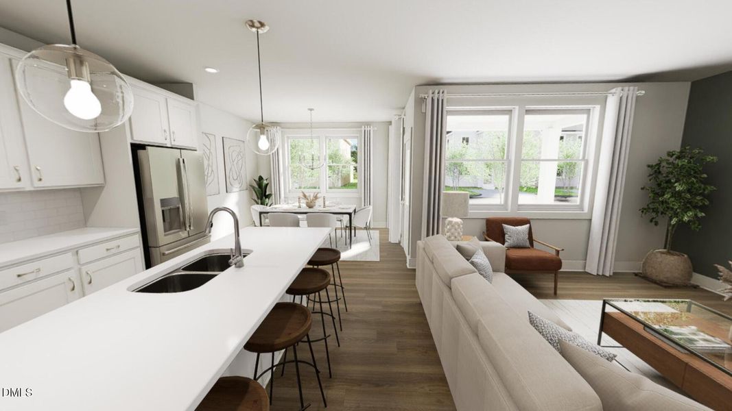 Living-Dining-Kitchen