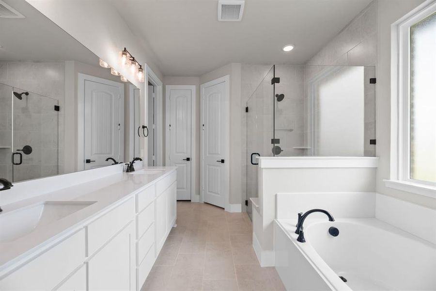 Furnished interior view inside a new home in Fannin Ranch, Leonard (Image 8). Furnished interior view inside a new home in Fannin Ranch, Leonard (Image 8).