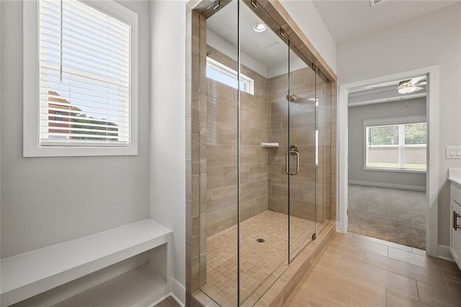 Furnished interior view inside a new home in Pinecrest Ridge, Dacula (Image 13).