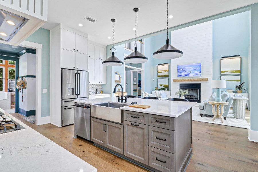 Furnished interior view inside a new home in , Bluffton (Image 30).