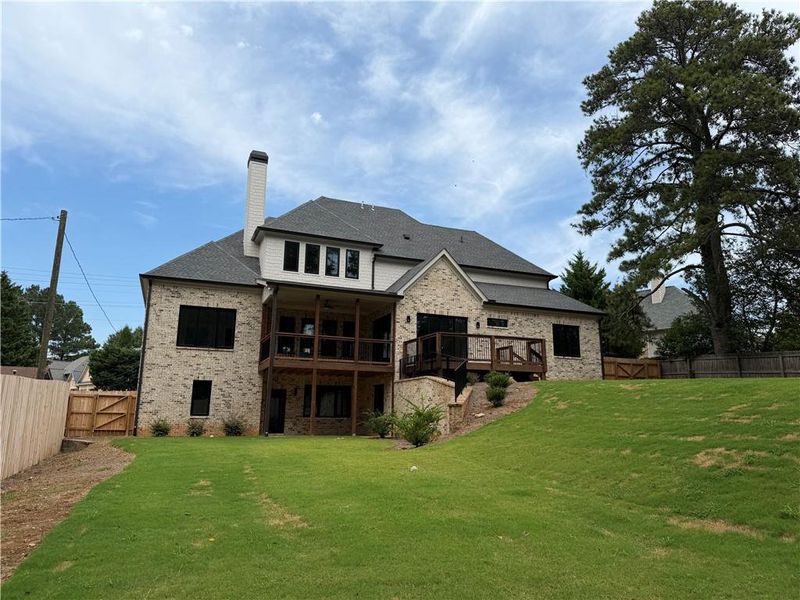 Exterior details and patio area of a home in , Marietta (Image 3).