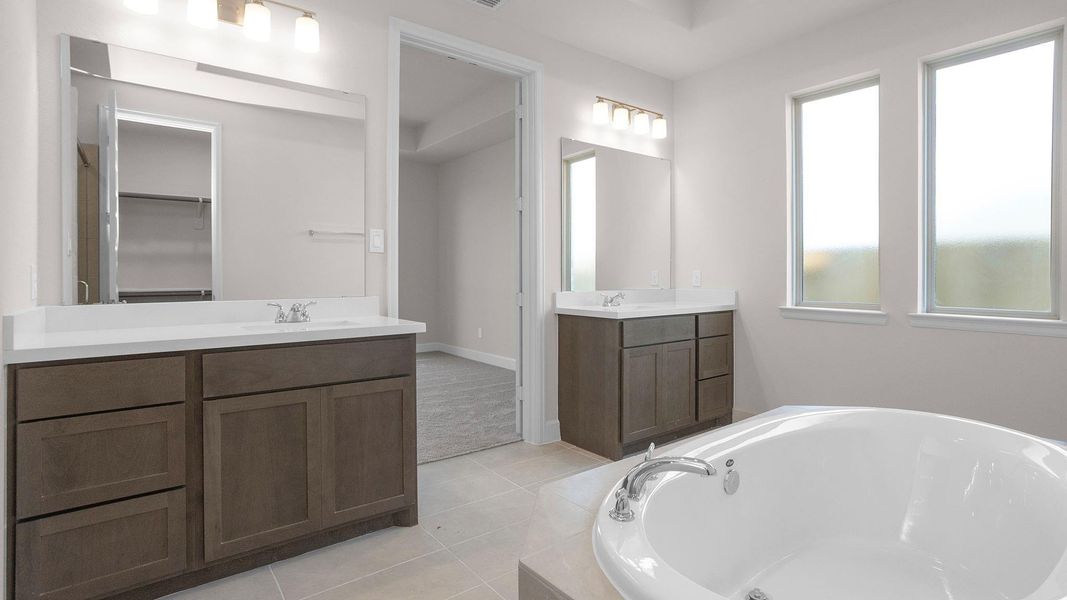 Furnished interior view inside a new home in Marvida 45' - Gated, Cypress (Image 3). Furnished interior view inside a new home in Marvida 45' - Gated, Cypress (Image 3).