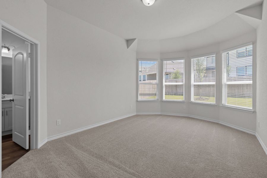 Bay Window in Owner's Suite
