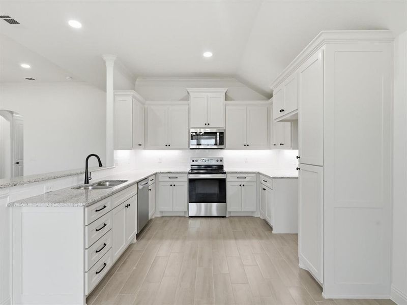 Furnished interior view inside a new home in , Tolar (Image 6).