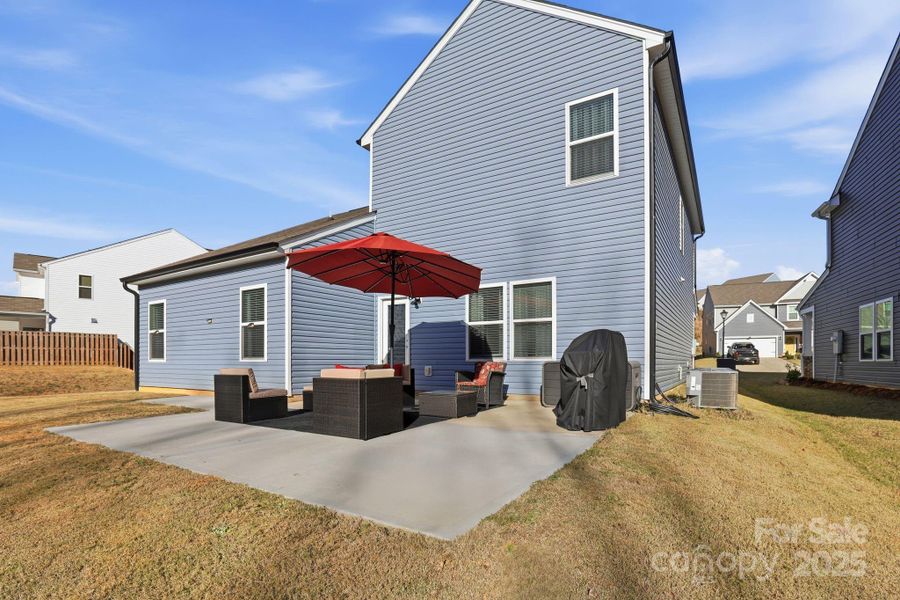 Exterior details and patio area of a home in , Statesville (Image 22).