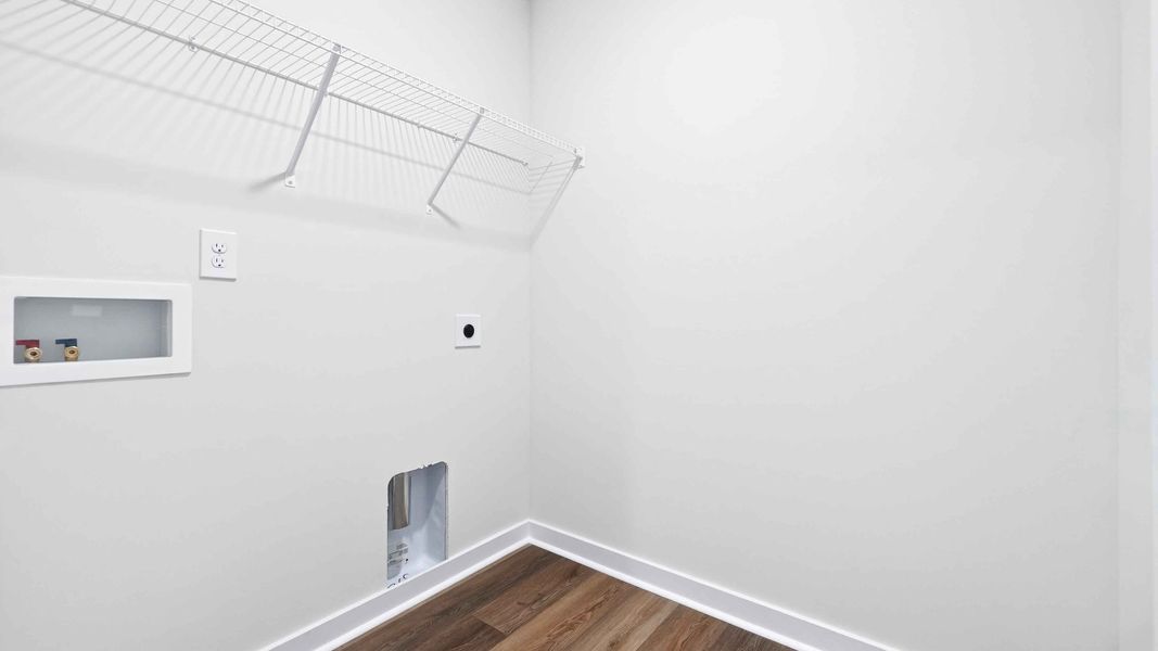 Spacious, unfurnished interior of a new home in Huffman Ridge, Hickory (Image 18). Spacious, unfurnished interior of a new home in Huffman Ridge, Hickory (Image 18).