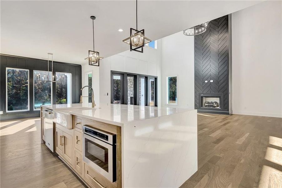 Furnished interior view inside a new home in , Brooks (Image 18).
