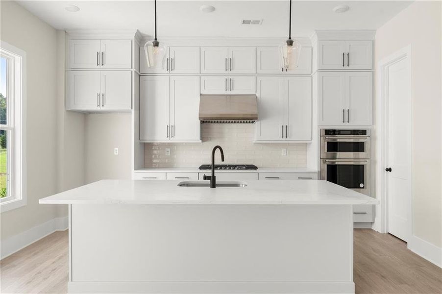 Furnished interior view inside a new home in Hillgrove Preserve, Powder Springs (Image 21).