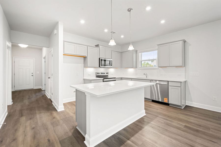 Furnished interior view inside a new home in Waterways, Richmond Hill (Image 4). Furnished interior view inside a new home in Waterways, Richmond Hill (Image 4).