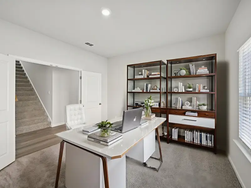Furnished interior view inside a new home in Creekside at Oxford Park, Fairburn (Image 3).