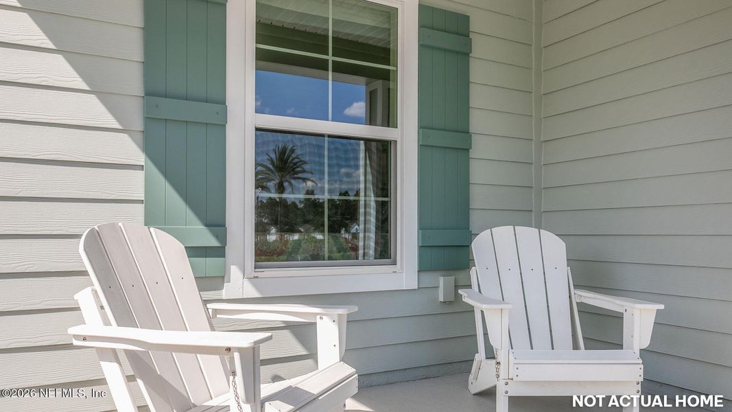 Exterior details and patio area of a home in Grand Reserve, Bunnell (Image 20). Exterior details and patio area of a home in Grand Reserve, Bunnell (Image 20).