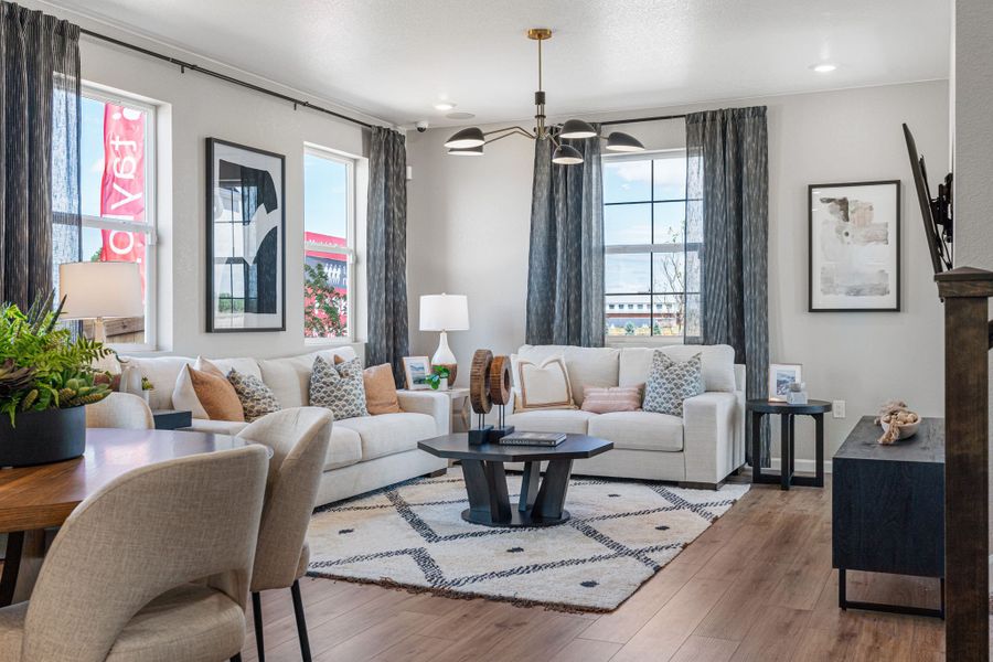 Furnished interior view inside a new home in Sky Ranch, Watkins (Image 3).
