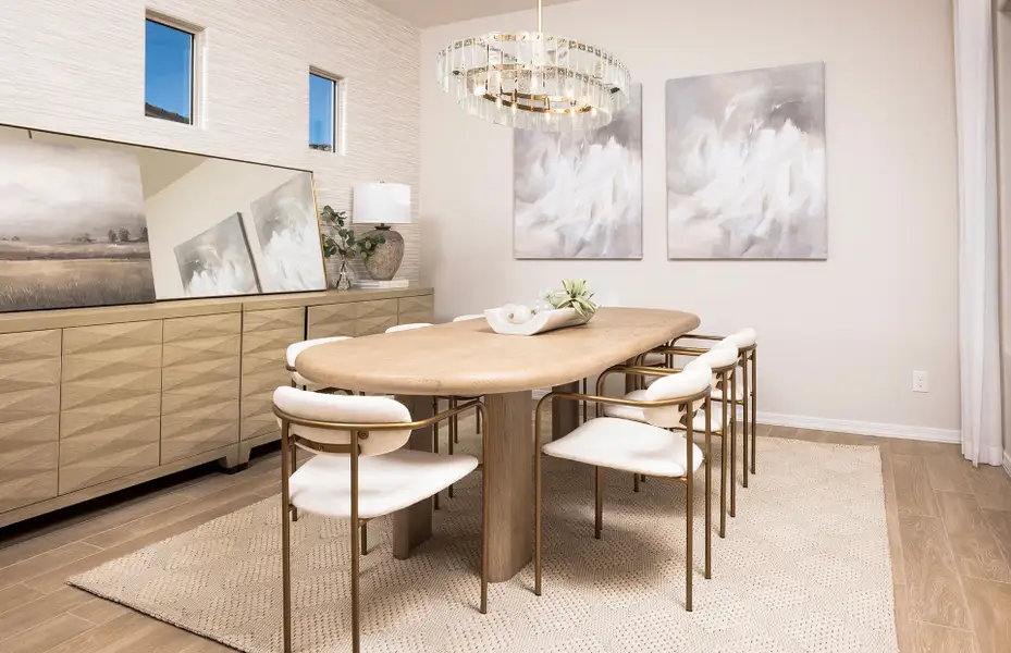 Furnished interior view inside a new home in Harvest - Enchantment Series, Queen Creek (Image 4).