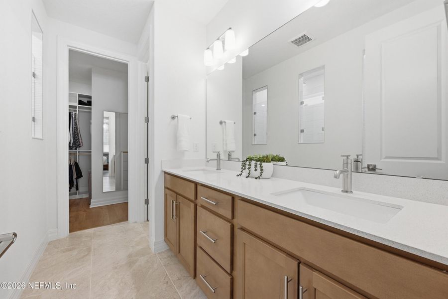 Furnished interior view inside a new home in , Jacksonville (Image 50).