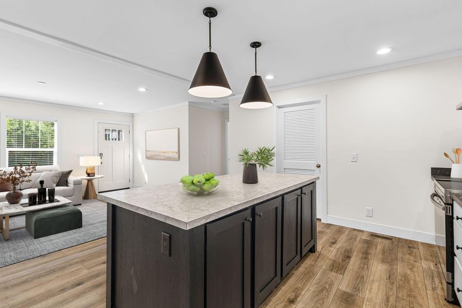 Furnished interior view inside a new home in , Ravenel (Image 8).