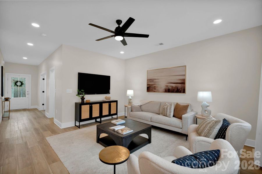 Furnished interior view inside a new home in , Mooresville (Image 7).