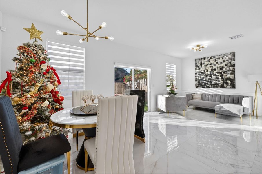 Furnished interior view inside a new home in , Coral Springs (Image 12). Furnished interior view inside a new home in , Coral Springs (Image 12).