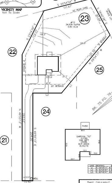 2D floor plan layout of this home in Brownstone Ridge, Mooresville, NC (Image 2).