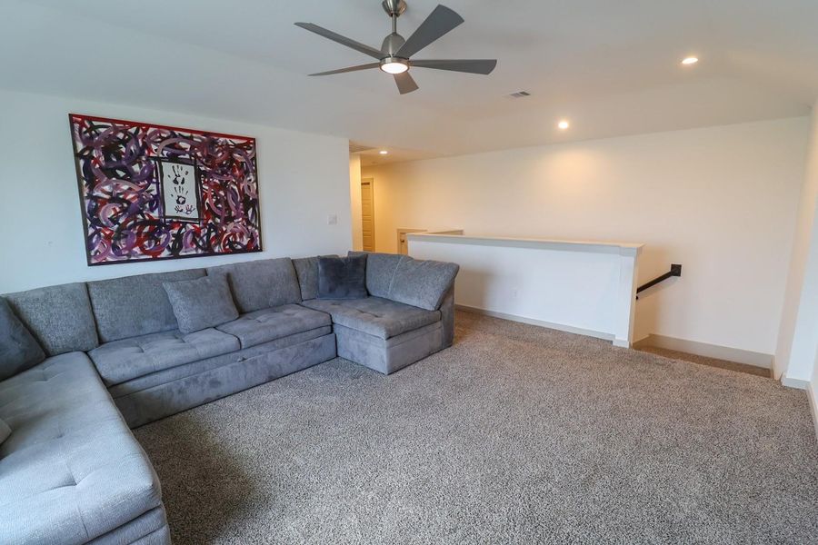 Second family room/living area Second family room/living area