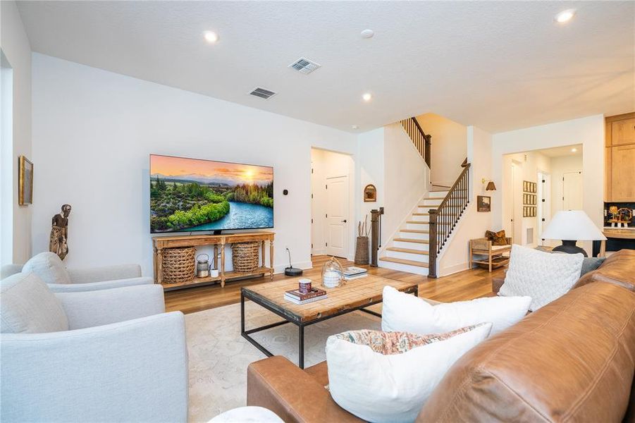 Furnished interior view inside a new home in Celebration - Island Village, Celebration (Image 40).