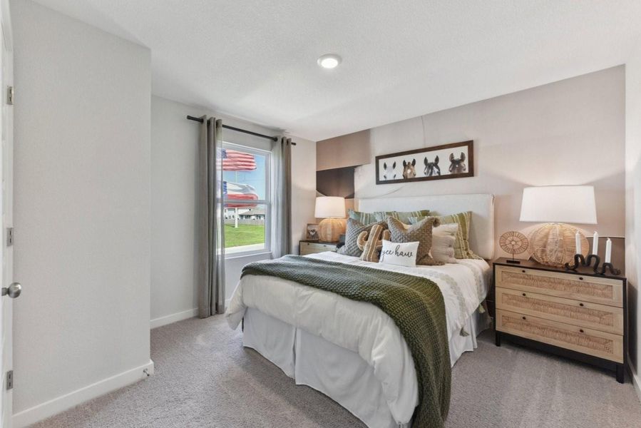 Furnished interior view inside a new home in Heights at San Gabriel, Georgetown (Image 12).