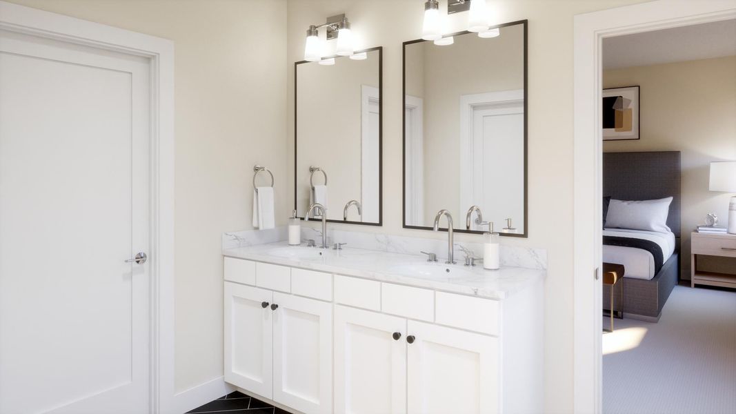 Representative furnished interior of a home built from the Miles by Risewell Homes in Brack Ranch, St. Cloud (Image 9).