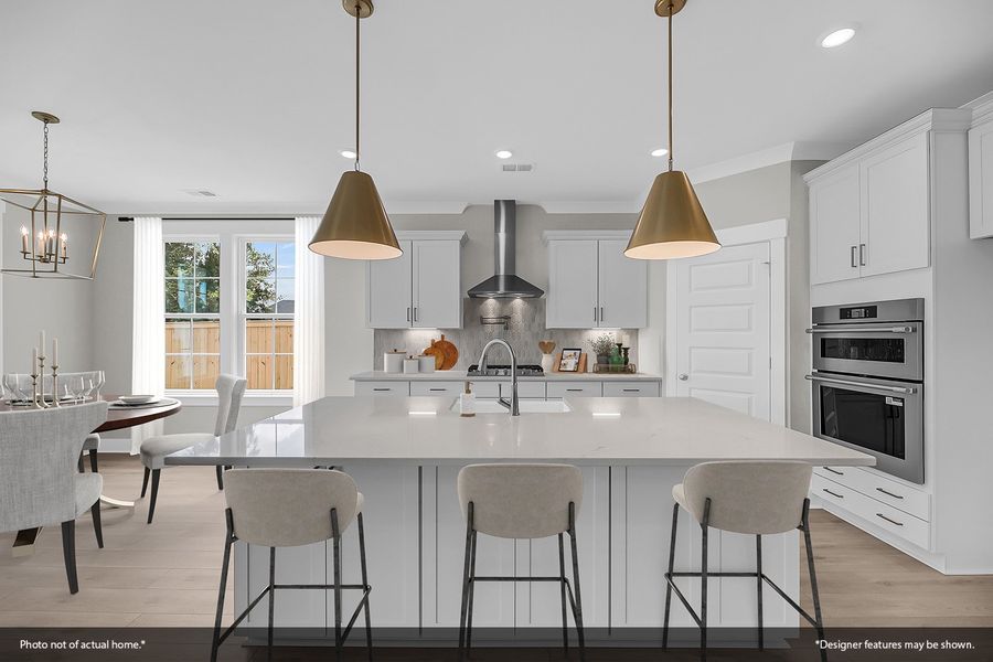 Furnished interior view inside a new home in Indigo at Abbey Preserve, Wilmington (Image 5).