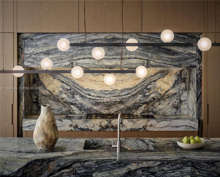 Close-up of interior finishes inside a home in , Miami (Image 19).