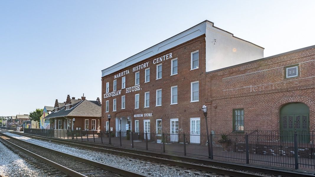 Representative exterior photo of a completed home built from the Robie by D.R. Horton in The Village at Sandy Plains, Marietta, GA (Image 10).