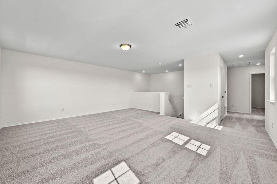 Spacious, unfurnished interior of a new home in Mustang Valley, Manor (Image 23). Spacious, unfurnished interior of a new home in Mustang Valley, Manor (Image 23).