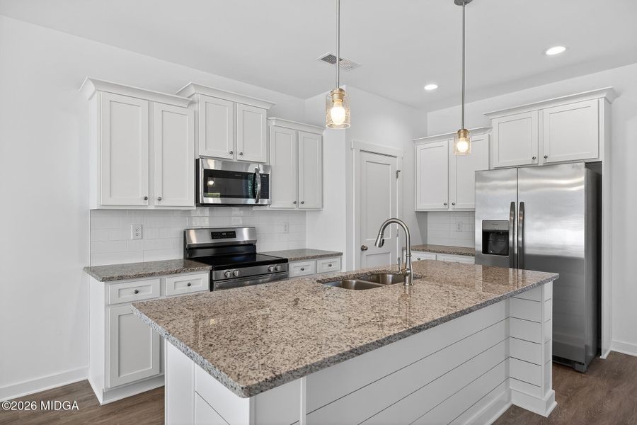 Furnished interior view inside a new home in Langston Place, Perry (Image 5).