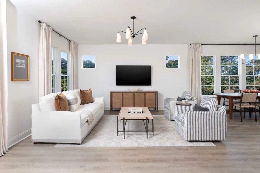 Representative furnished interior of a home built from the Oakland by Ashton Woods in Promenade at Clari Park, Murfreesboro (Image 7).