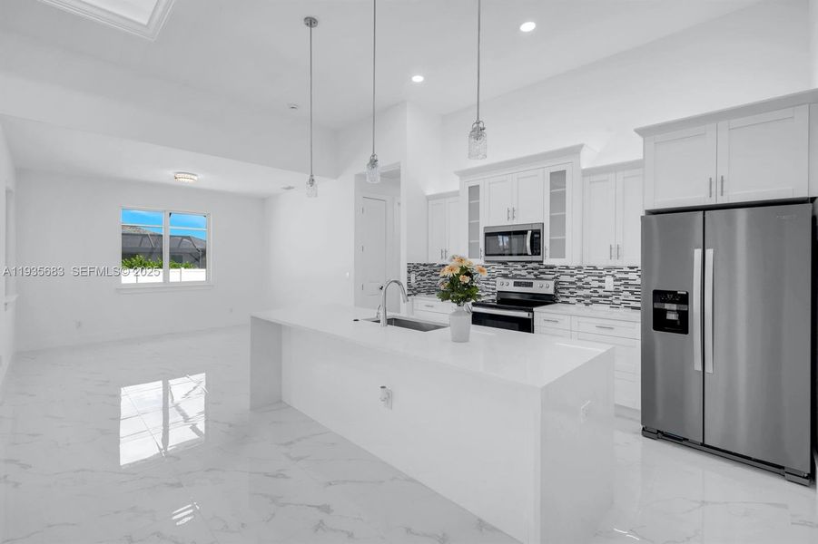 Furnished interior view inside a new home in , Cape Coral (Image 11).