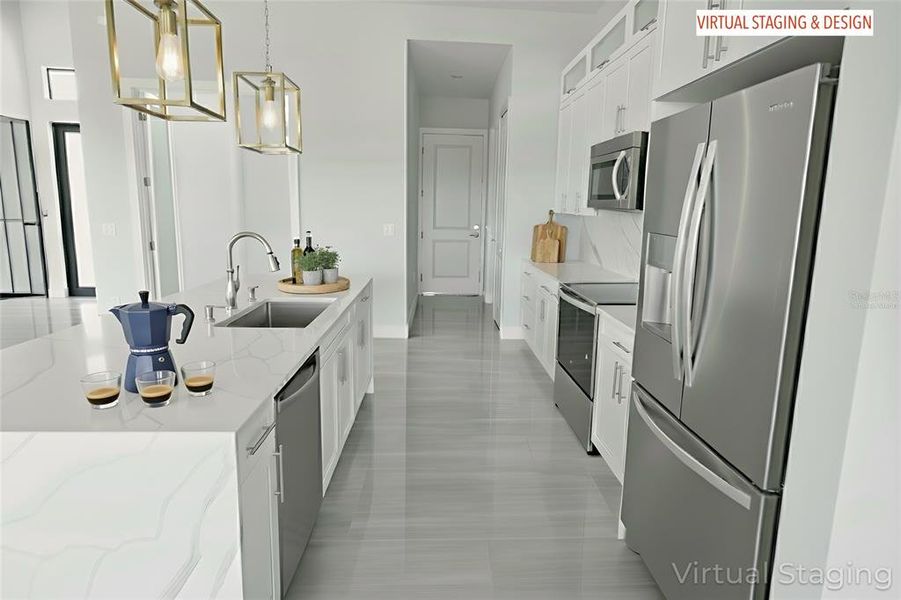 Furnished interior view inside a new home in , Lehigh Acres (Image 6). Furnished interior view inside a new home in , Lehigh Acres (Image 6).