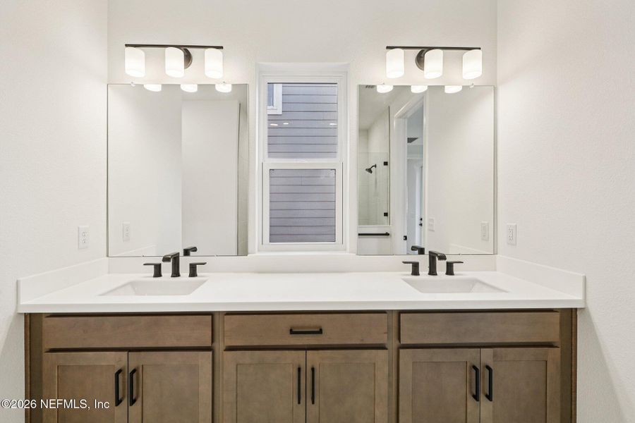 Furnished interior view inside a new home in Brookside at Shearwater, St. Augustine (Image 17).