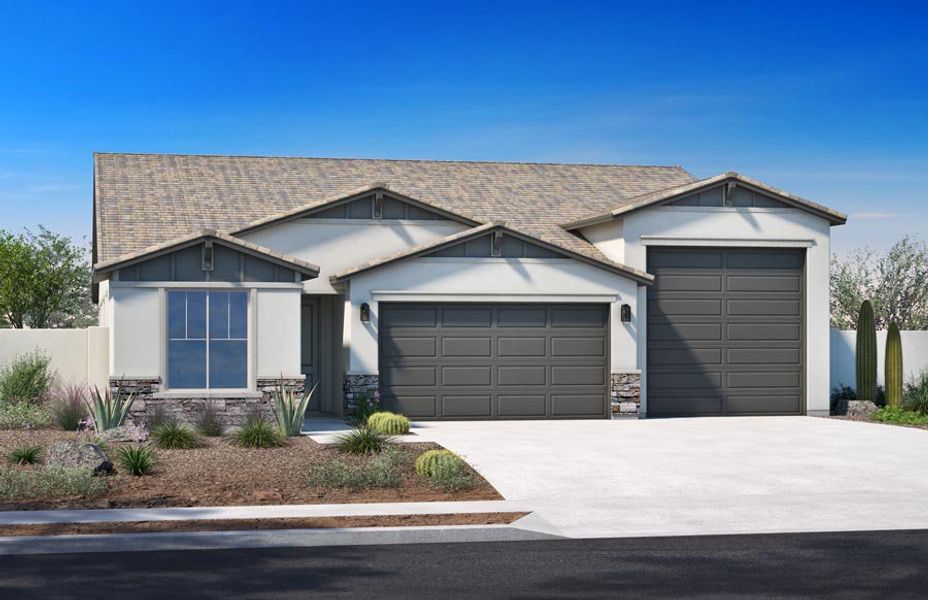 Representative exterior photo of a completed home built from the 2300 by Homes by Towne in Laveen Vistas II, Laveen, AZ (Image 5).