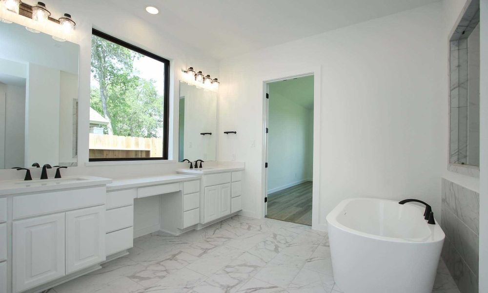 Representative Primary Bathroom - some options shown Representative Primary Bathroom - some options shown