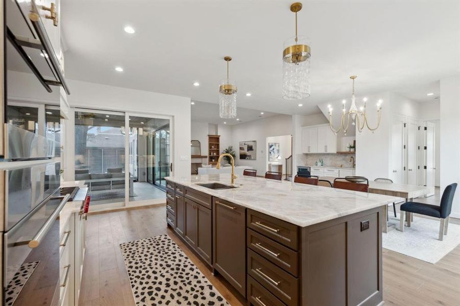 Furnished interior view inside a new home in , Dallas (Image 37).