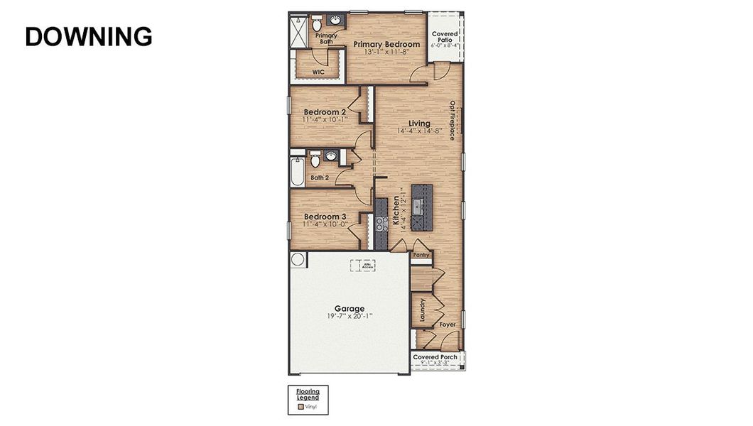 2D floor plan layout of this home in Mariners Reach, Bolivia, NC (Image 4). 2D floor plan layout of this home in Mariners Reach, Bolivia, NC (Image 4).