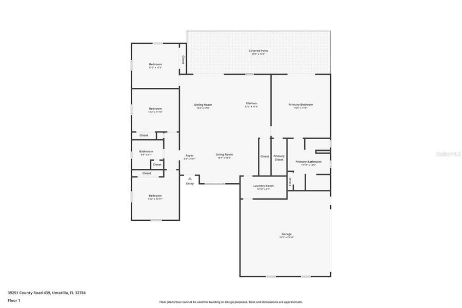 2D floor plan layout of this home in , Umatilla, FL (Image 5).
