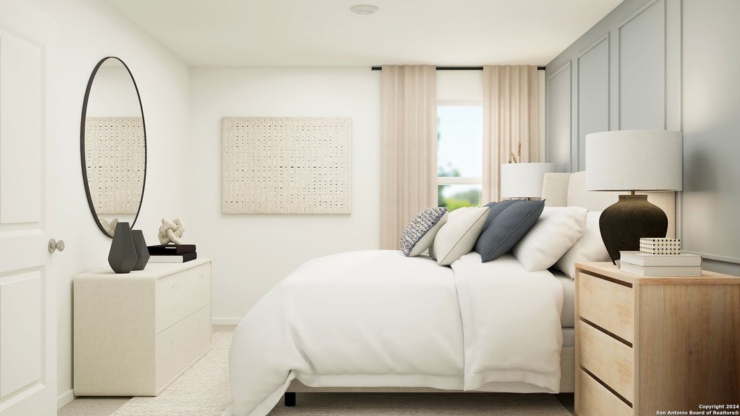 Furnished interior view inside a new home in Ruby Crossing, San Antonio (Image 8).