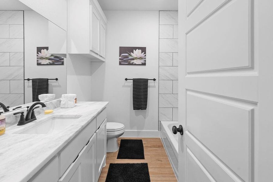 Furnished interior view inside a new home in , Whitesboro (Image 20).