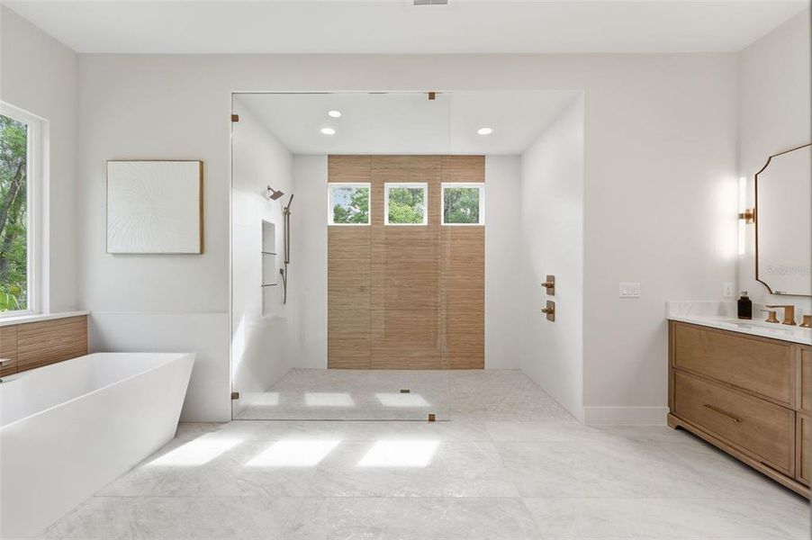 Furnished interior view inside a new home in , Archer (Image 25).