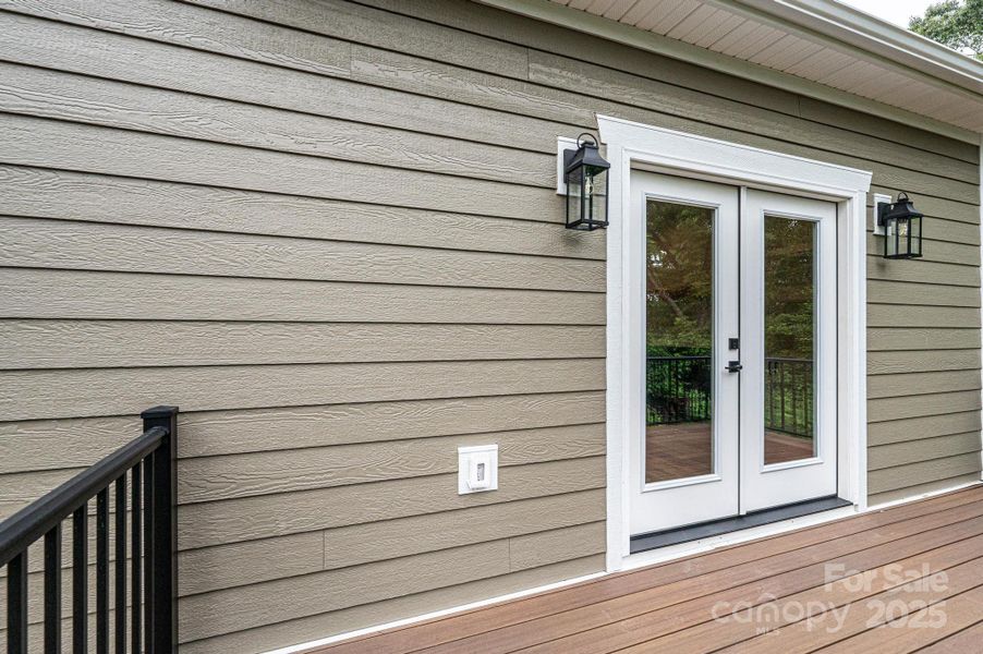 Exterior details and patio area of a home in , Hickory (Image 28). Exterior details and patio area of a home in , Hickory (Image 28).