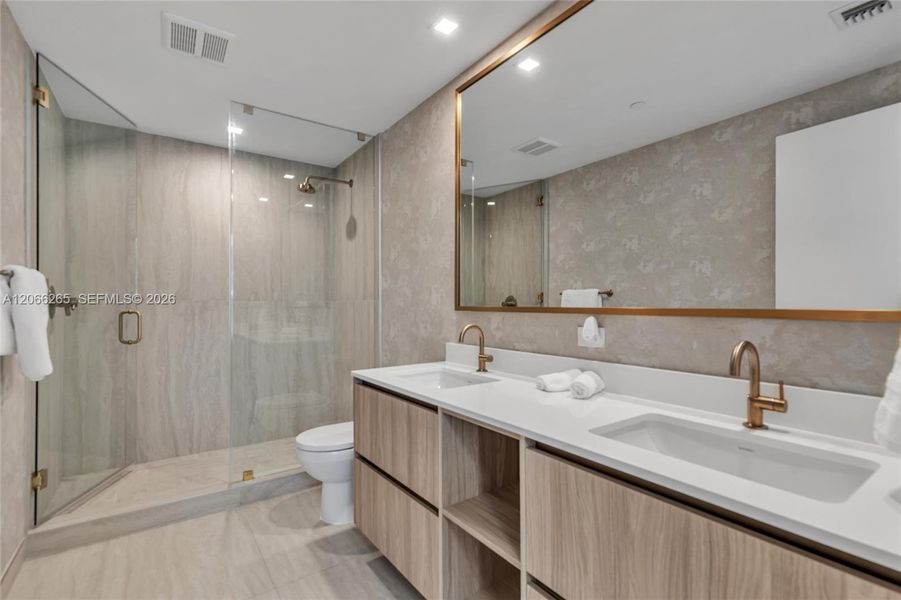 Furnished interior view inside a new home in , Miami (Image 18).