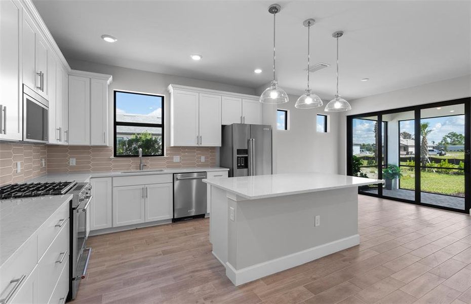 Furnished interior view inside a new home in Arbor Oaks, North Port (Image 6). Furnished interior view inside a new home in Arbor Oaks, North Port (Image 6).