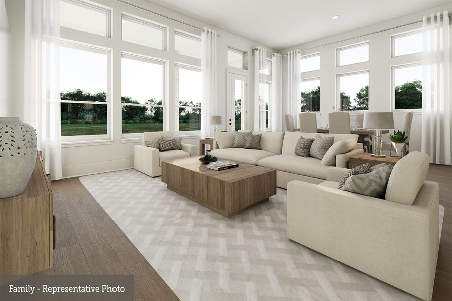 The Ariella - Family Room The Ariella - Family Room